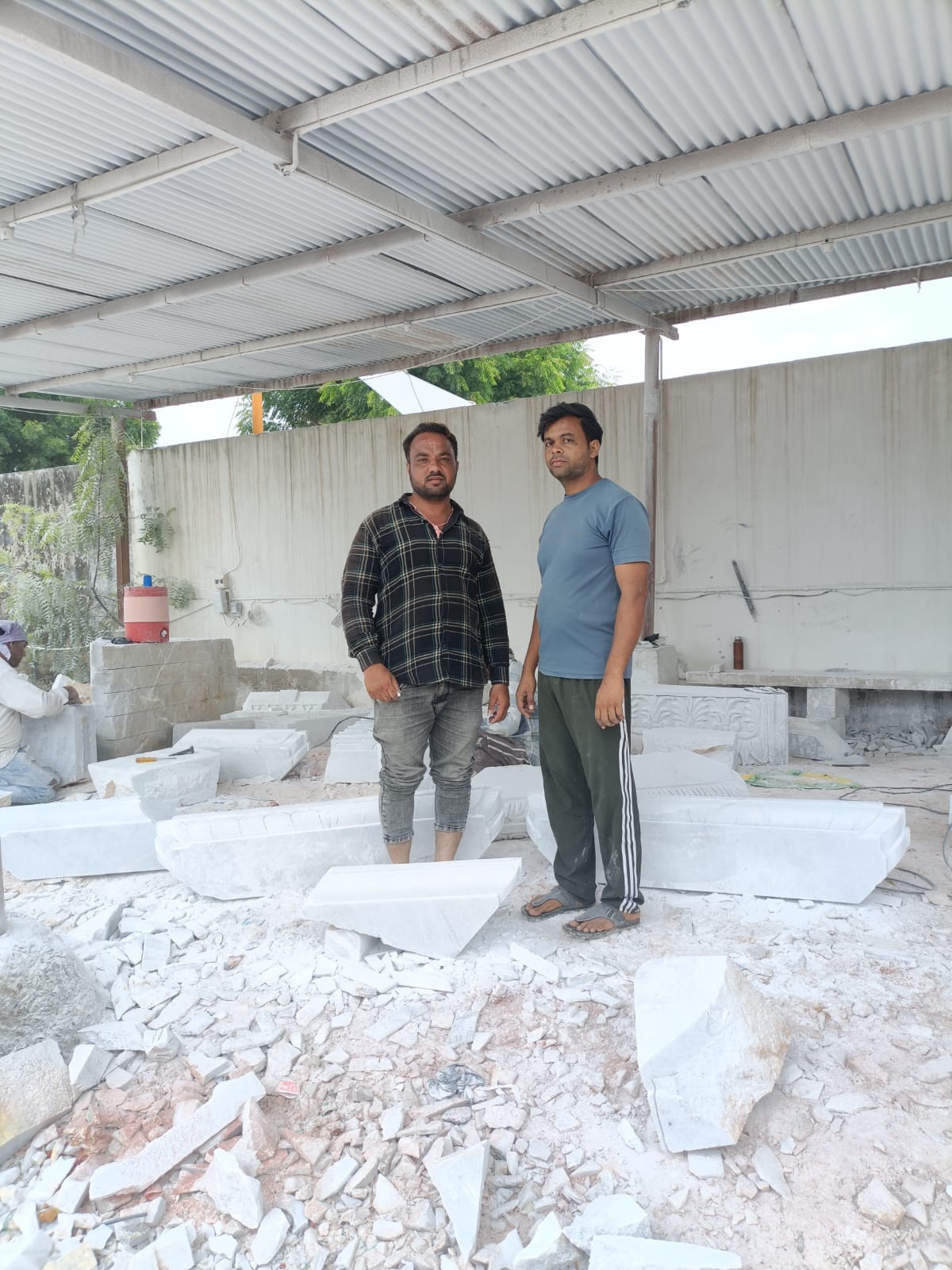 Custom marble panels project